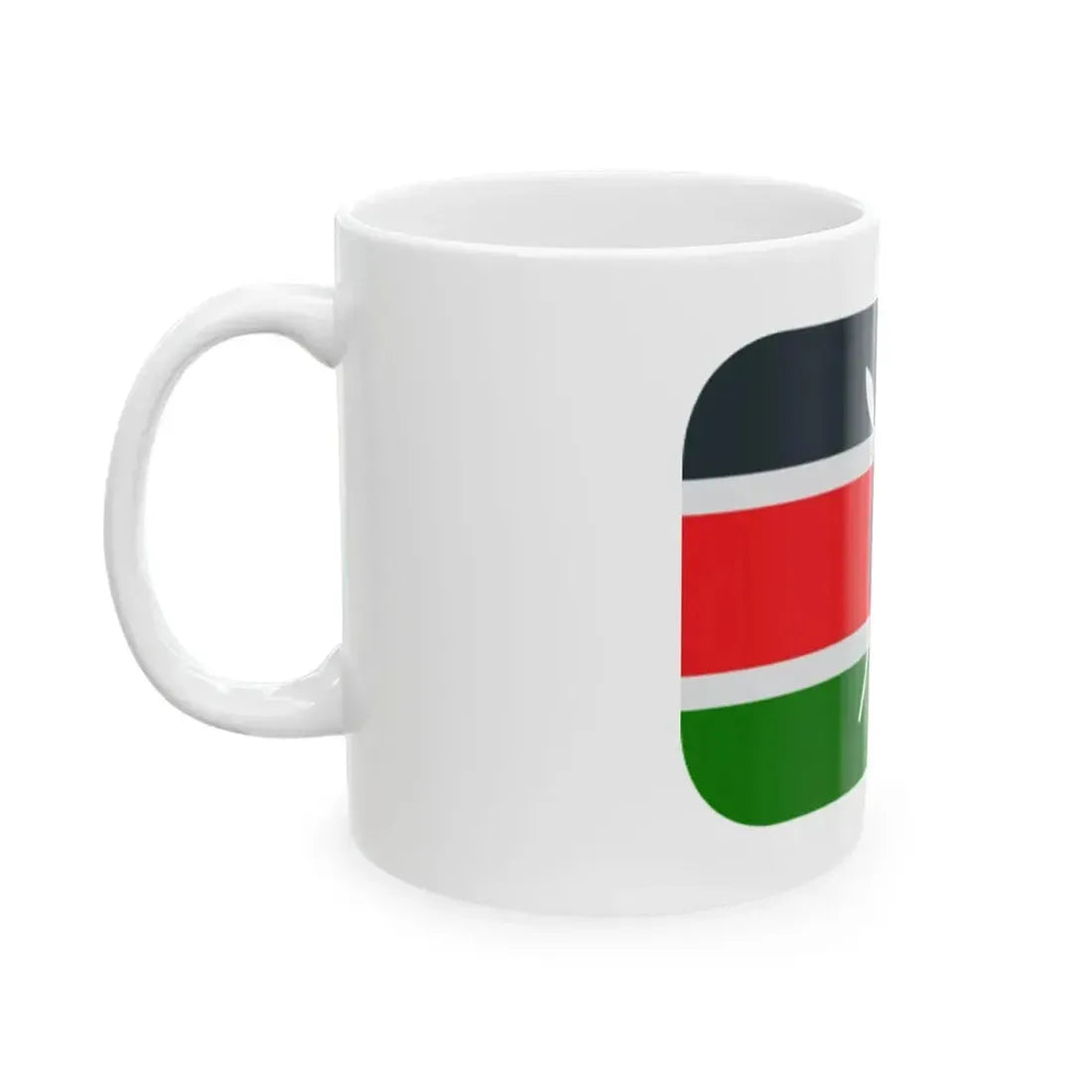 Emojione 1F1F0-1F1EA (Kenya) White Coffee Mug - Go Mug Yourself