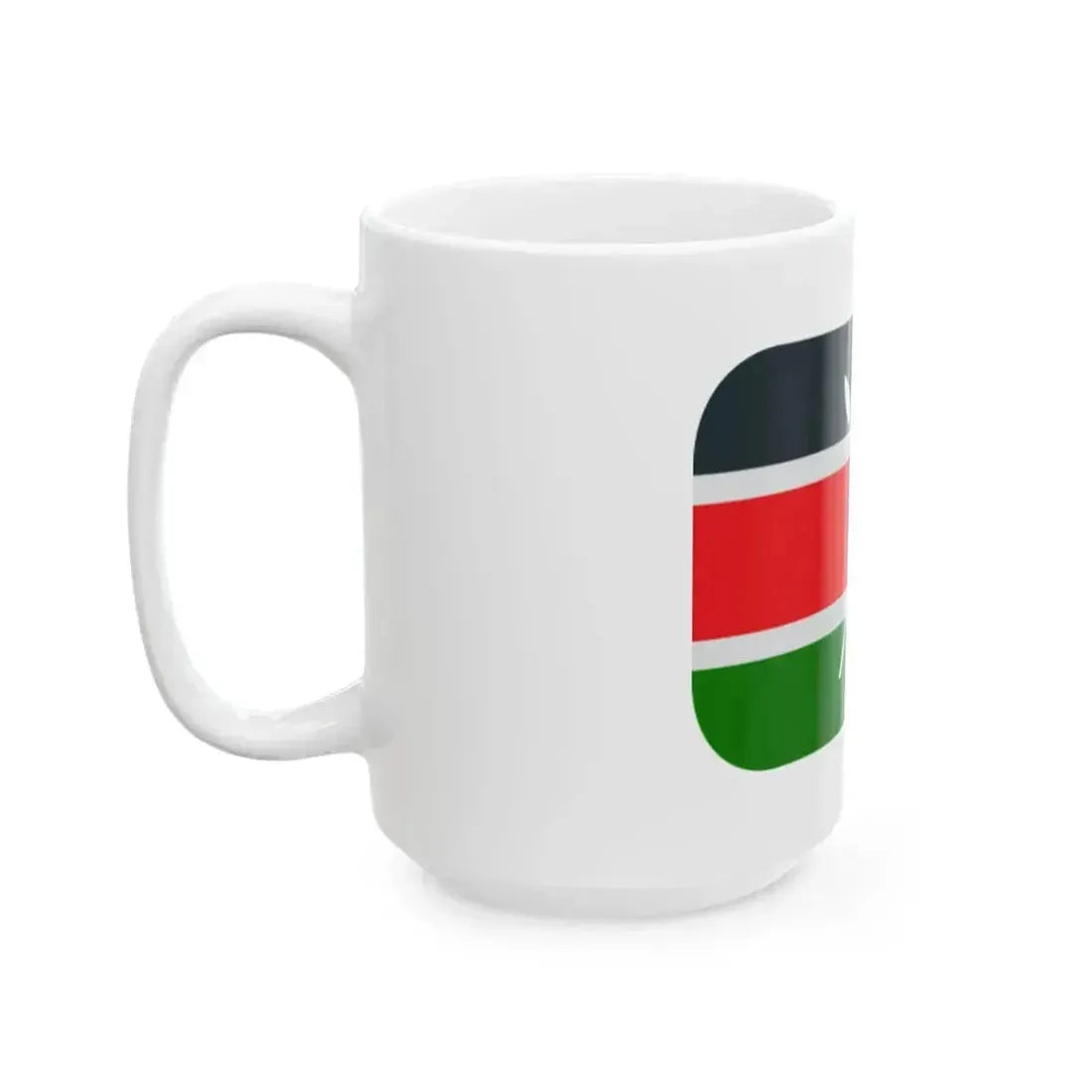 Emojione 1F1F0-1F1EA (Kenya) White Coffee Mug - Go Mug Yourself