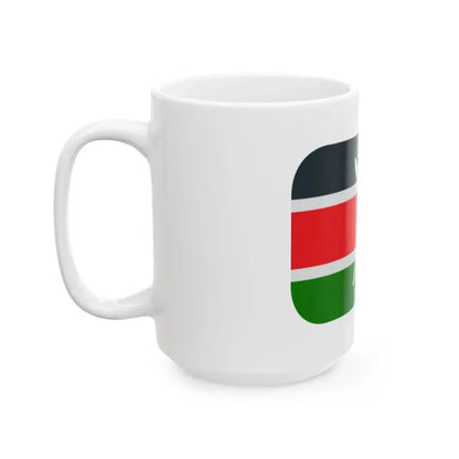 Emojione 1F1F0-1F1EA (Kenya) White Coffee Mug - Go Mug Yourself