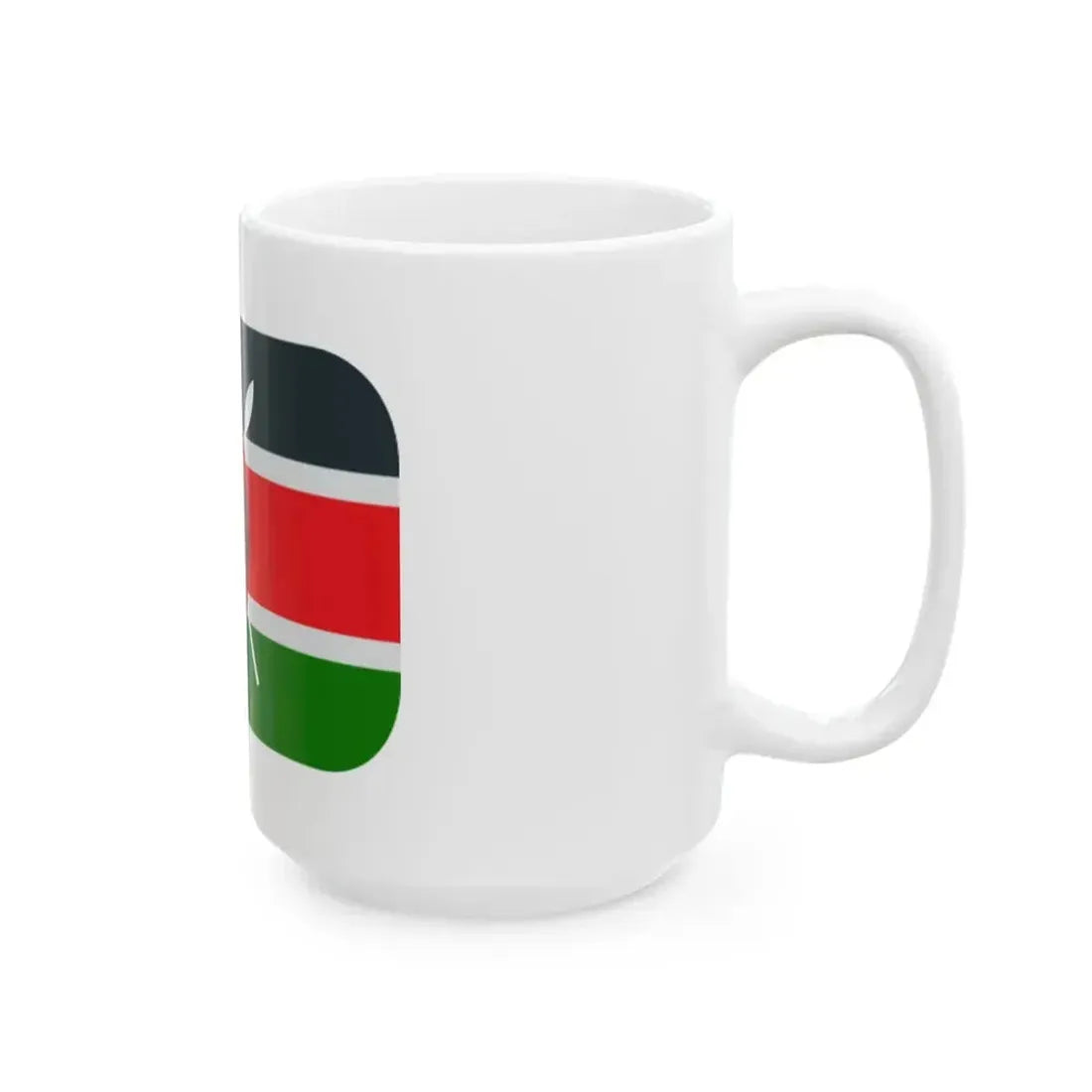 Emojione 1F1F0-1F1EA (Kenya) White Coffee Mug - Go Mug Yourself