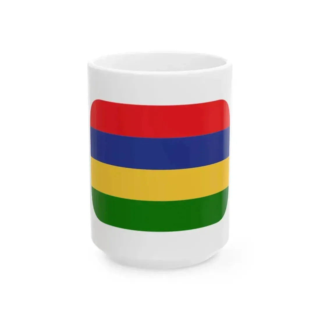 Emojione 1F1F2-1F1FA (Mauritius) White Coffee Mug 15oz - Go Mug Yourself
