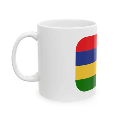 Emojione 1F1F2-1F1FA (Mauritius) White Coffee Mug - Go Mug Yourself