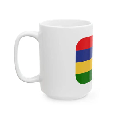 Emojione 1F1F2-1F1FA (Mauritius) White Coffee Mug - Go Mug Yourself