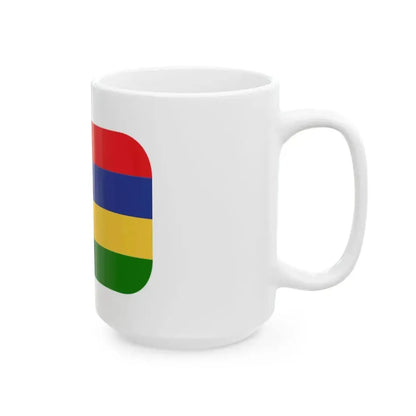 Emojione 1F1F2-1F1FA (Mauritius) White Coffee Mug - Go Mug Yourself