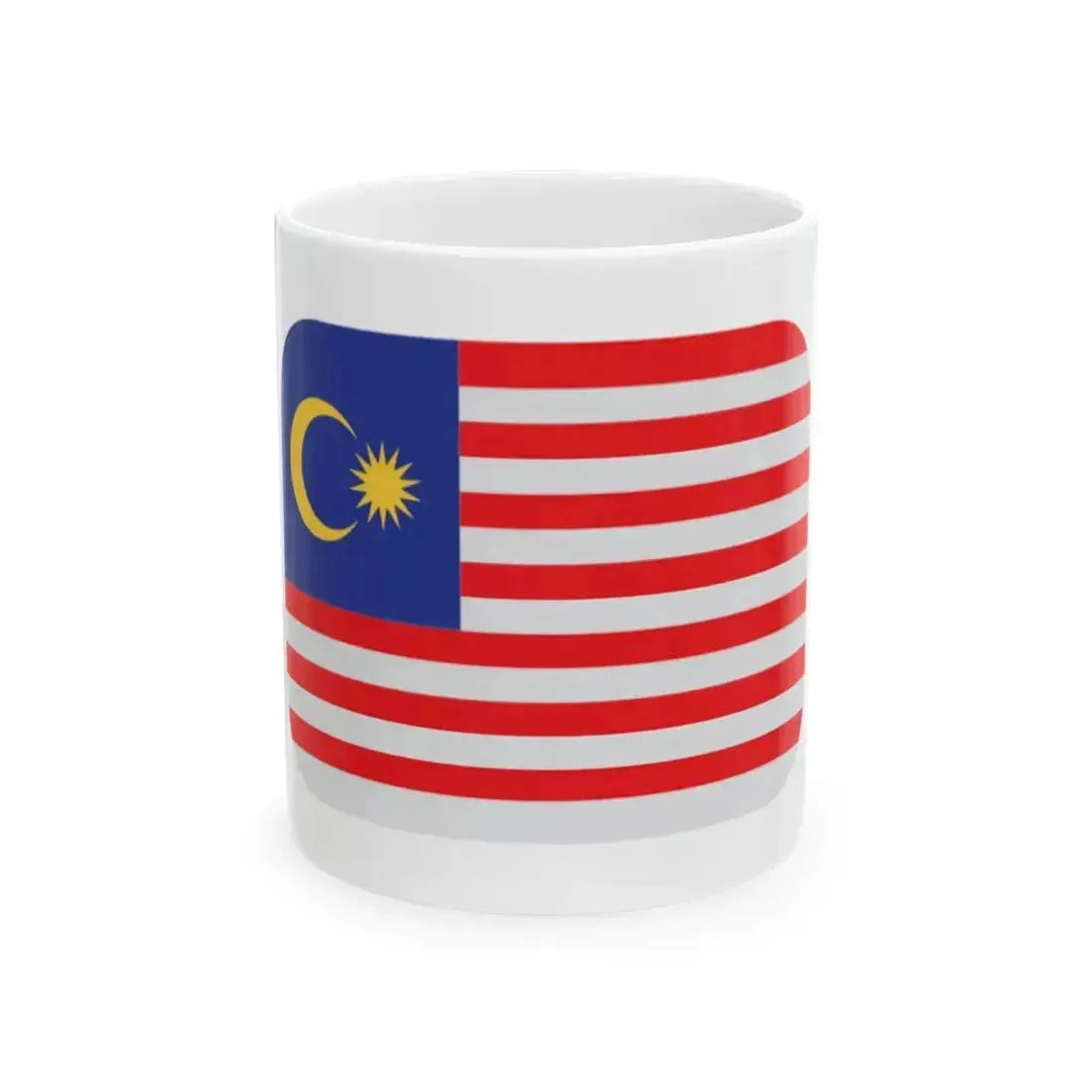 Emojione 1F1F2-1F1FE (Malaysia) White Coffee Mug 11oz - Go Mug Yourself