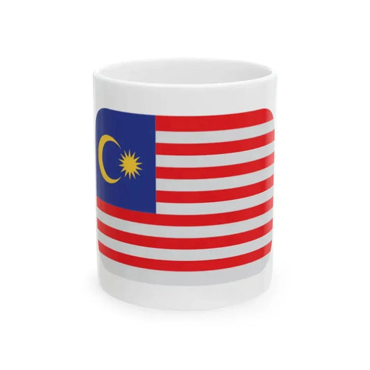 Emojione 1F1F2-1F1FE (Malaysia) White Coffee Mug 11oz - Go Mug Yourself