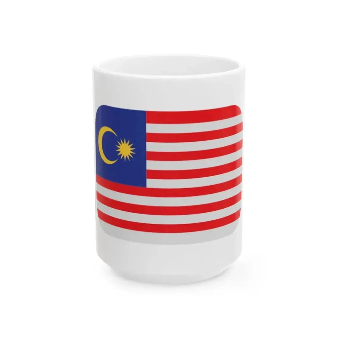 Emojione 1F1F2-1F1FE (Malaysia) White Coffee Mug 15oz - Go Mug Yourself