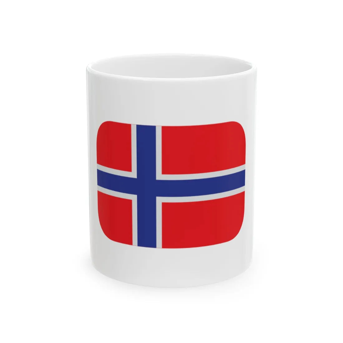 Emojione 1F1F3-1F1F4 (Norway) White Coffee Mug 11oz - Go Mug Yourself