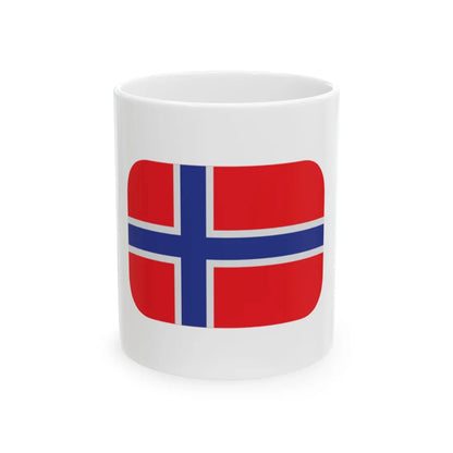 Emojione 1F1F3-1F1F4 (Norway) White Coffee Mug 11oz - Go Mug Yourself