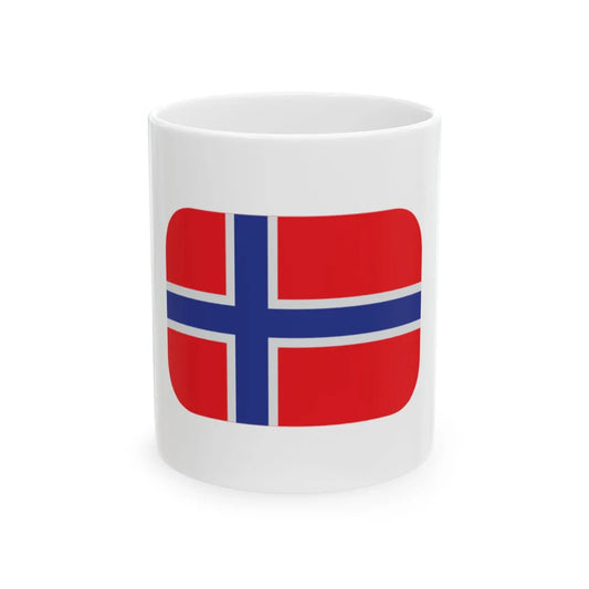 Emojione 1F1F3-1F1F4 (Norway) White Coffee Mug 11oz - Go Mug Yourself