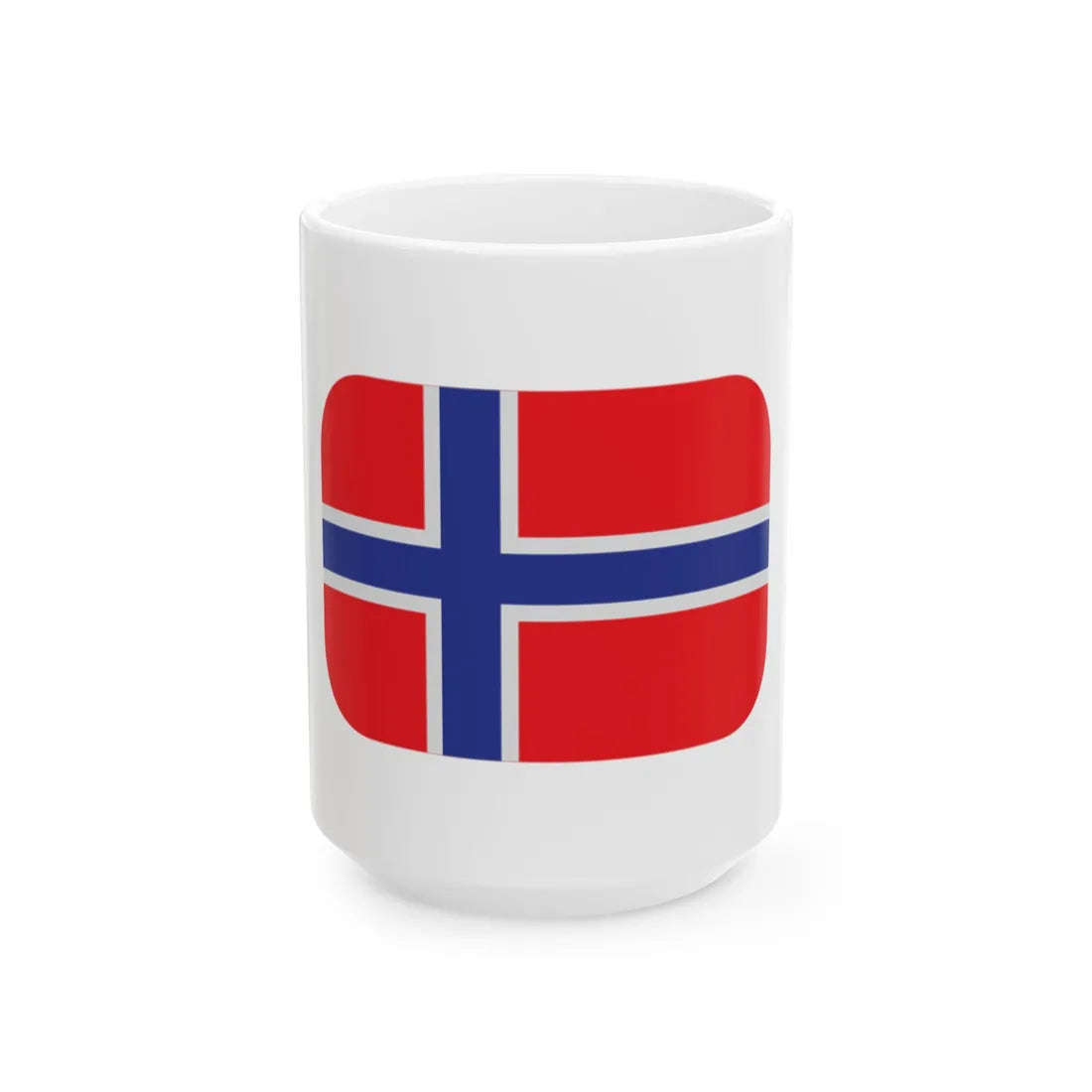 Emojione 1F1F3-1F1F4 (Norway) White Coffee Mug 15oz - Go Mug Yourself