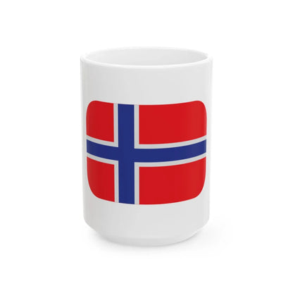 Emojione 1F1F3-1F1F4 (Norway) White Coffee Mug 15oz - Go Mug Yourself