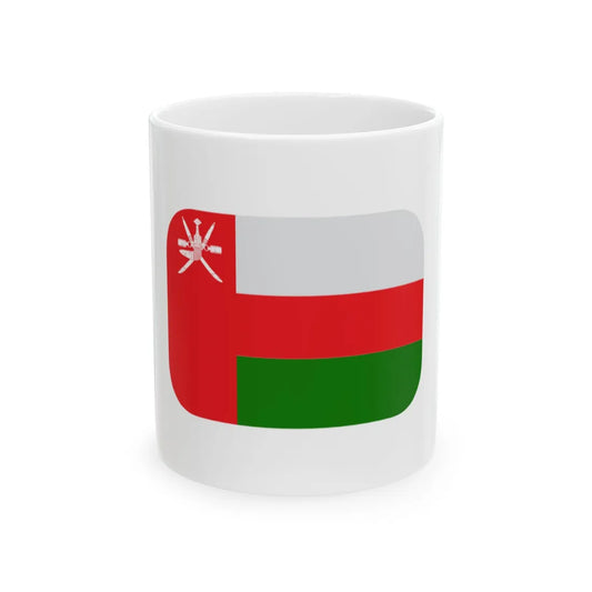 Emojione 1F1F4-1F1F2 (Oman) White Coffee Mug 11oz - Go Mug Yourself