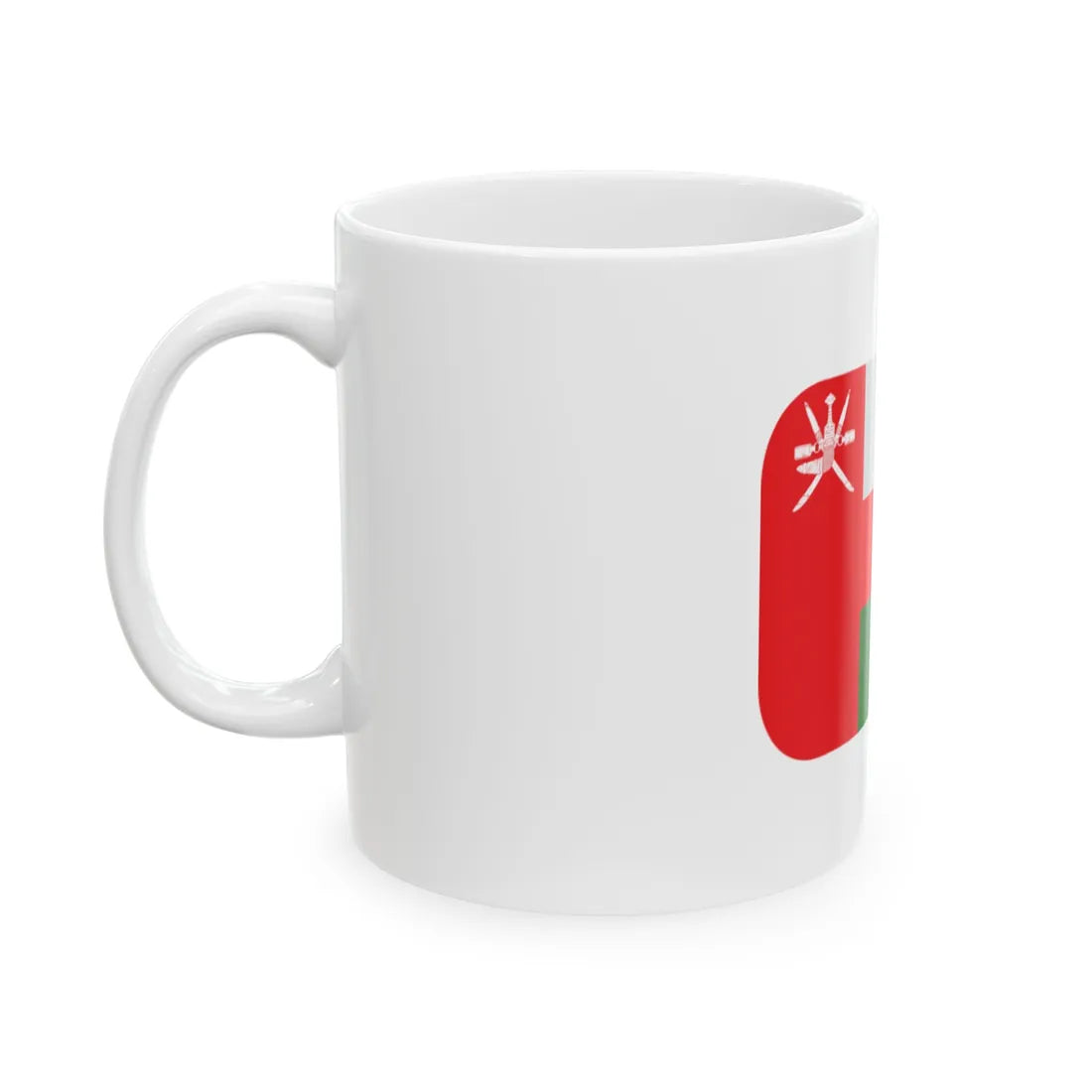 Emojione 1F1F4-1F1F2 (Oman) White Coffee Mug - Go Mug Yourself
