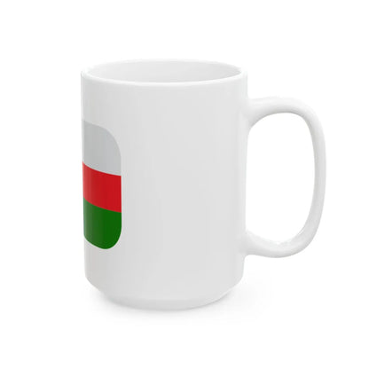 Emojione 1F1F4-1F1F2 (Oman) White Coffee Mug - Go Mug Yourself