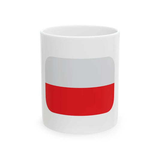 Emojione 1F1F5-1F1F1 (Poland) White Coffee Mug 11oz - Go Mug Yourself