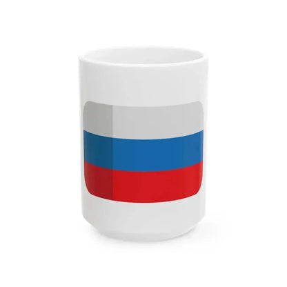 Emojione 1F1F7-1F1FA (Russia) White Coffee Mug 15oz - Go Mug Yourself