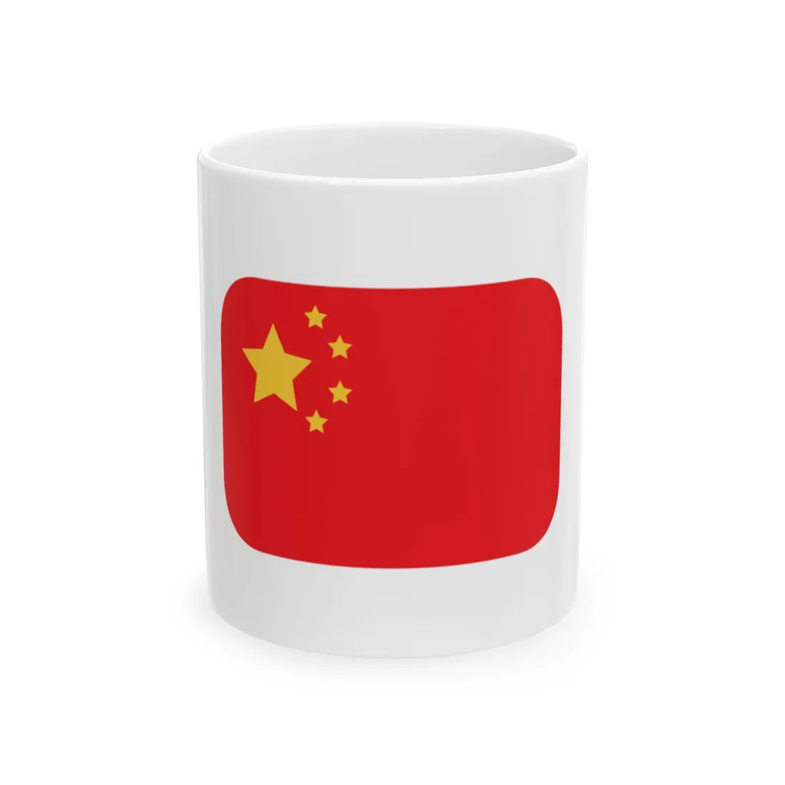 Emojione1 1F1E8-1F1F3 (China) White Coffee Mug 11oz - Go Mug Yourself