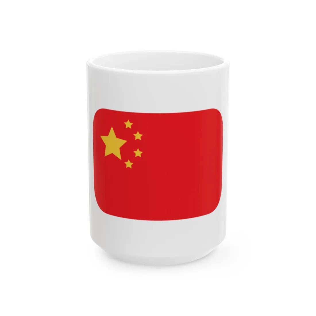 Emojione1 1F1E8-1F1F3 (China) White Coffee Mug 15oz - Go Mug Yourself