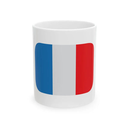 Emojione1 1F1EB-1F1F7 (France) White Coffee Mug 11oz - Go Mug Yourself
