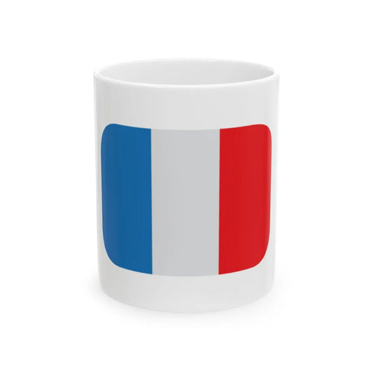 Emojione1 1F1EB-1F1F7 (France) White Coffee Mug 11oz - Go Mug Yourself