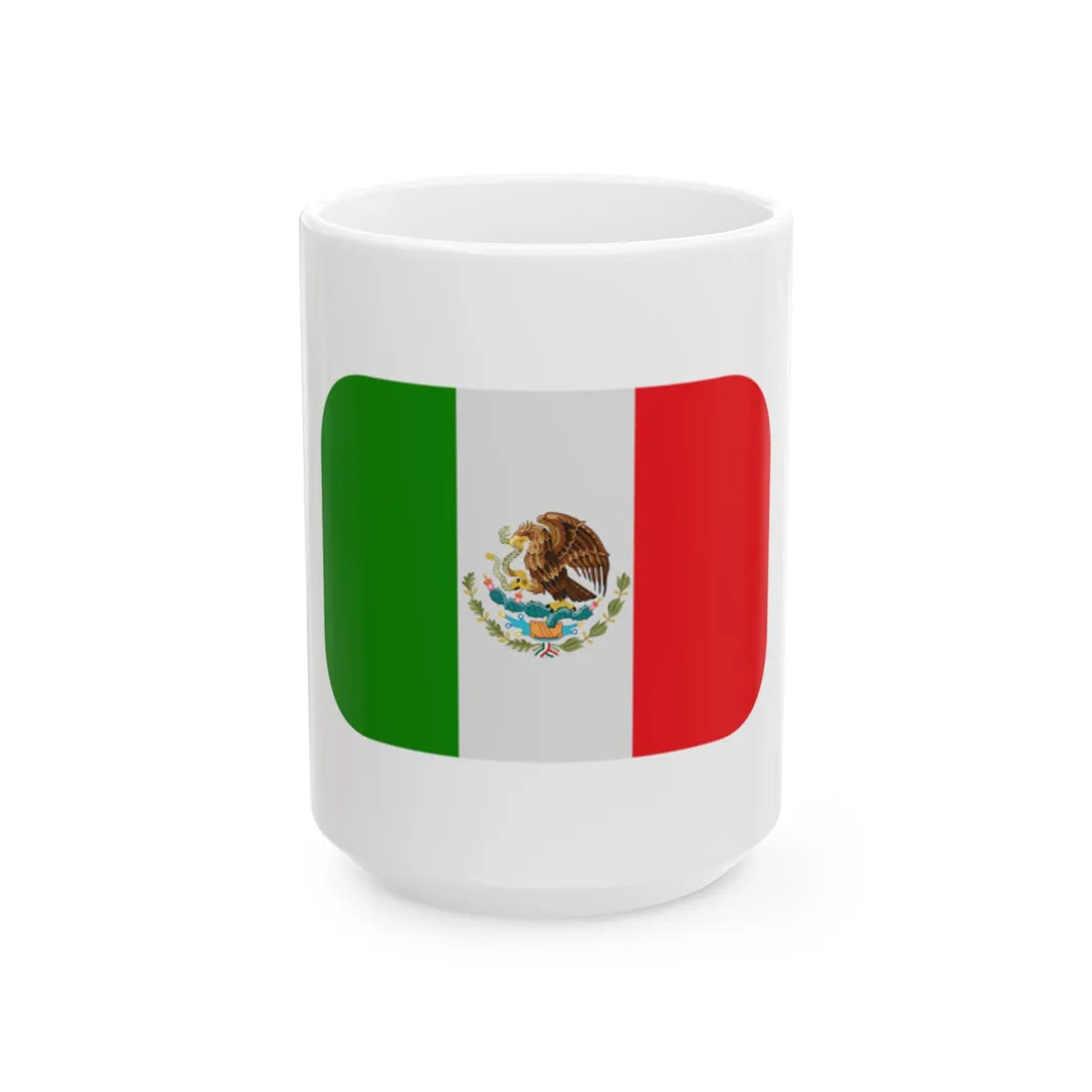 Emojione1 1F1F2-1F1FD (Mexico) White Coffee Mug 15oz - Go Mug Yourself