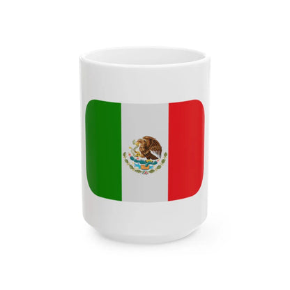 Emojione1 1F1F2-1F1FD (Mexico) White Coffee Mug 15oz - Go Mug Yourself