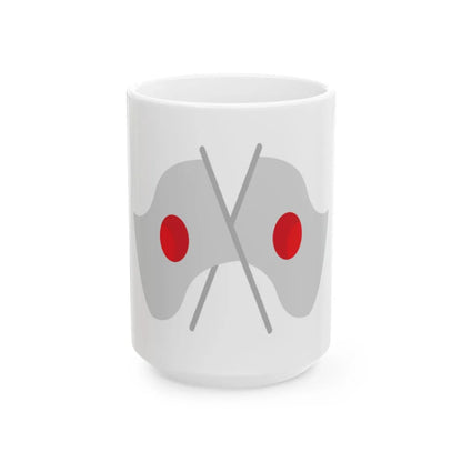 Emojione1 1F38C (Japan) White Coffee Mug 15oz - Go Mug Yourself