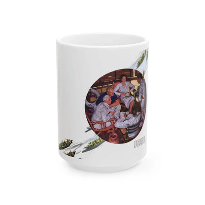 Empire For A Lady, McCall's magazine, March 1937 - White Coffee Mug 15oz - Go Mug Yourself