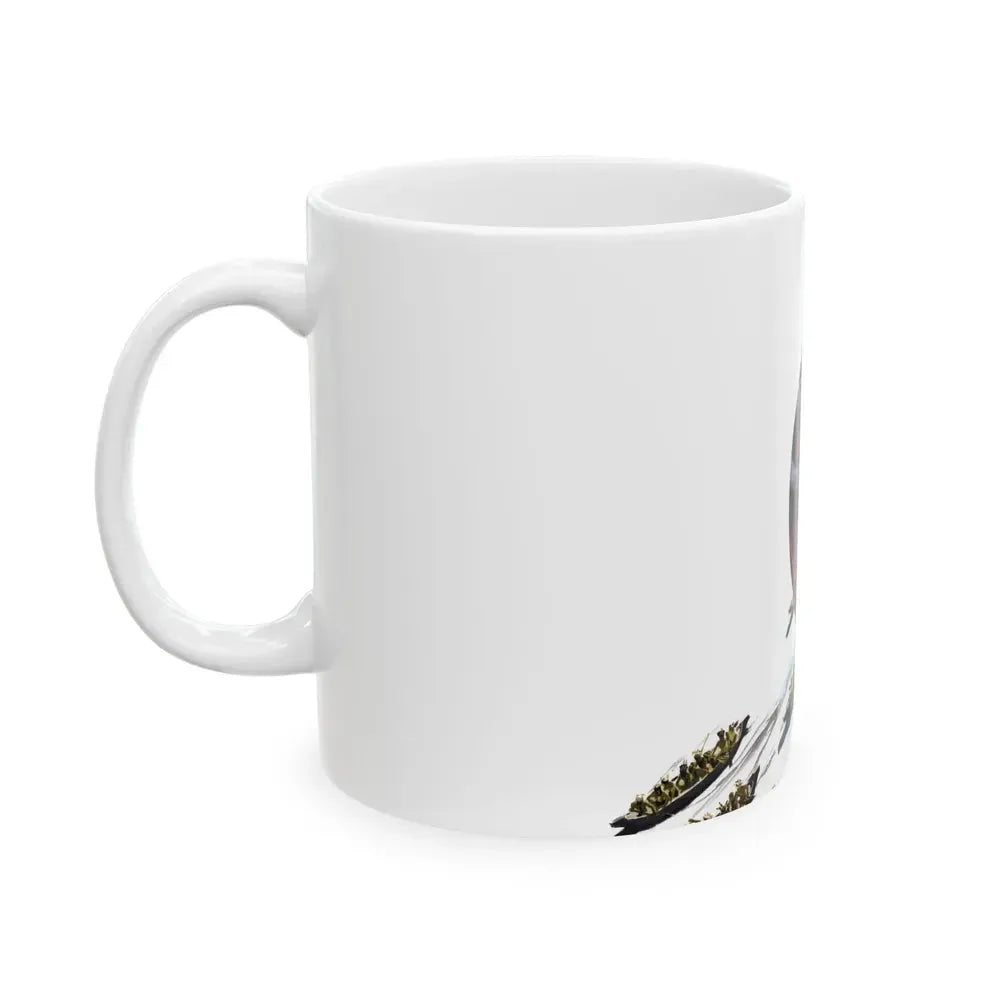 Empire For A Lady, McCall's magazine, March 1937 - White Coffee Mug - Go Mug Yourself