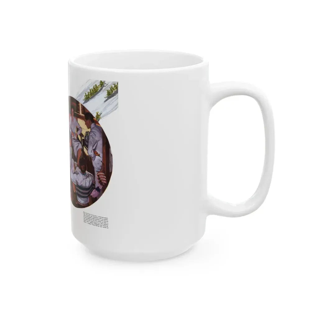 Empire For A Lady, McCall's magazine, March 1937 - White Coffee Mug - Go Mug Yourself