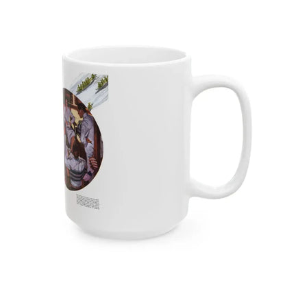 Empire For A Lady, McCall's magazine, March 1937 - White Coffee Mug - Go Mug Yourself