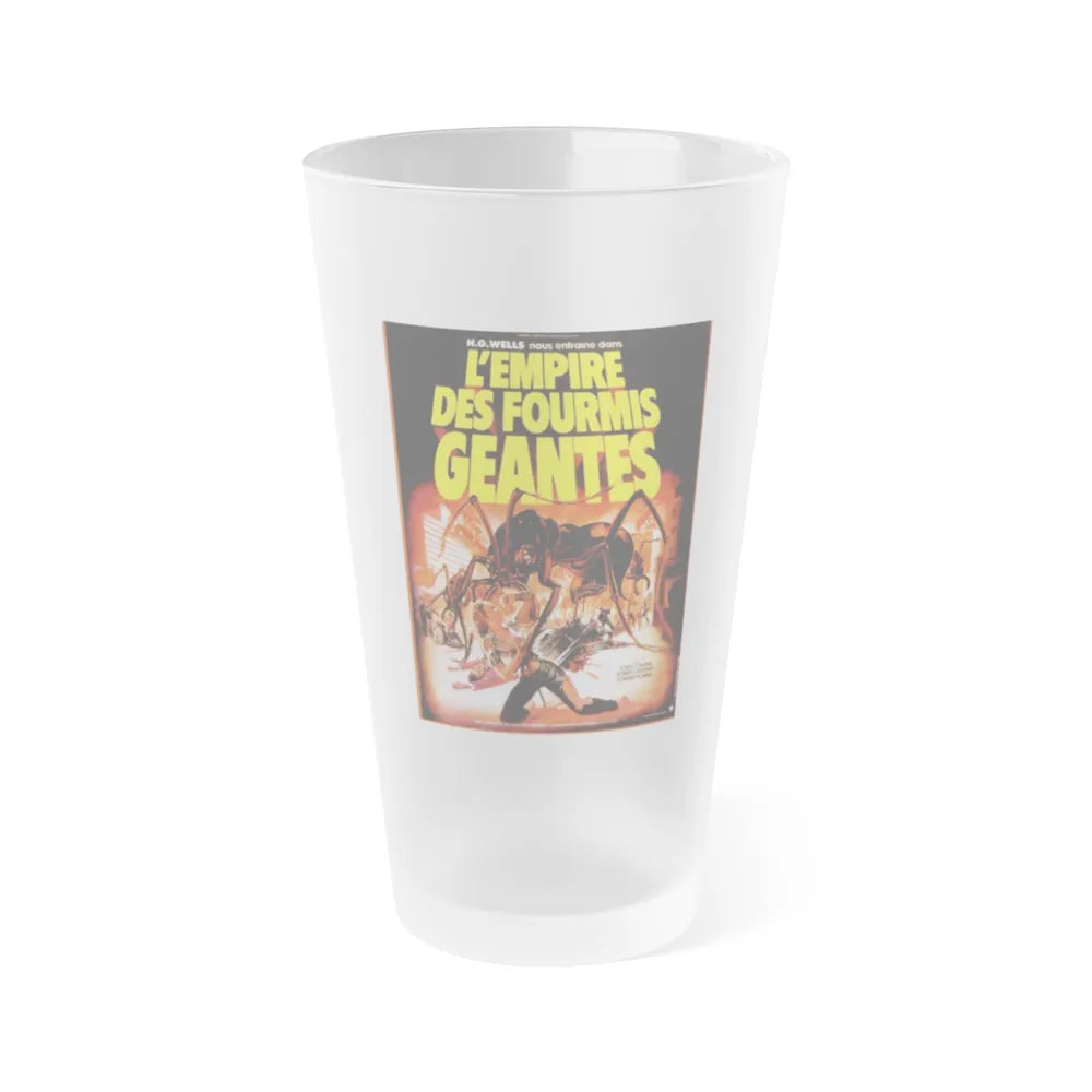 EMPIRE OF THE ANTS (FRENCH) 1977 Movie Poster - Frosted Pint Glass 16oz-16oz-Frosted-Go Mug Yourself