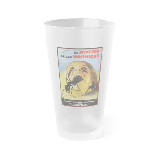 EMPIRE OF THE ANTS (SPANISH) 1977 Movie Poster - Frosted Pint Glass 16oz 16oz Frosted - Go Mug Yourself