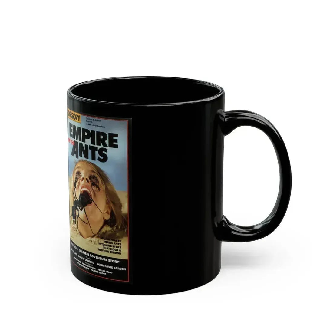 EMPIRE OF THE ANTS (VHS COVER) - Black Coffee Mug - Go Mug Yourself