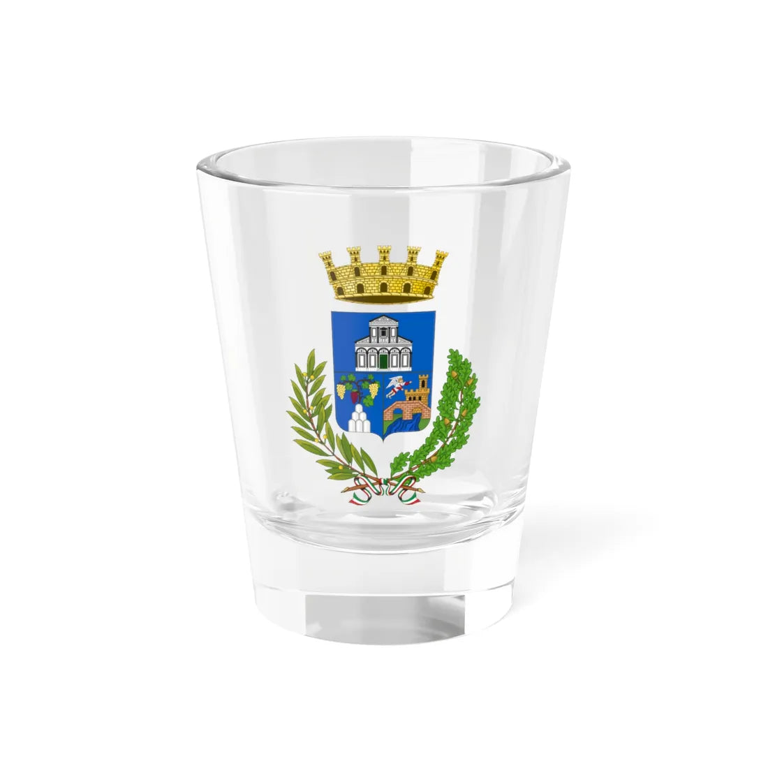 Empoli-Stemma (Italy) (Coat of Arms) Shot Glass 1.5oz 1.5oz - Go Mug Yourself