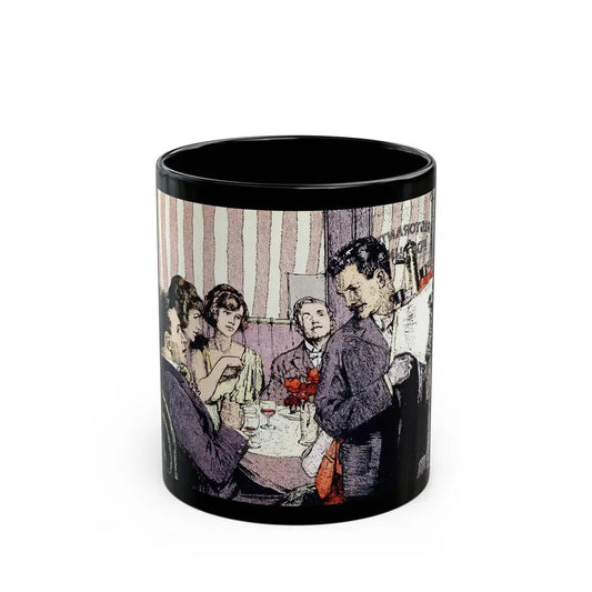 Empty Tables (1), Woman's Home Companion, November 1924 - Black Coffee Mug 11oz - Go Mug Yourself