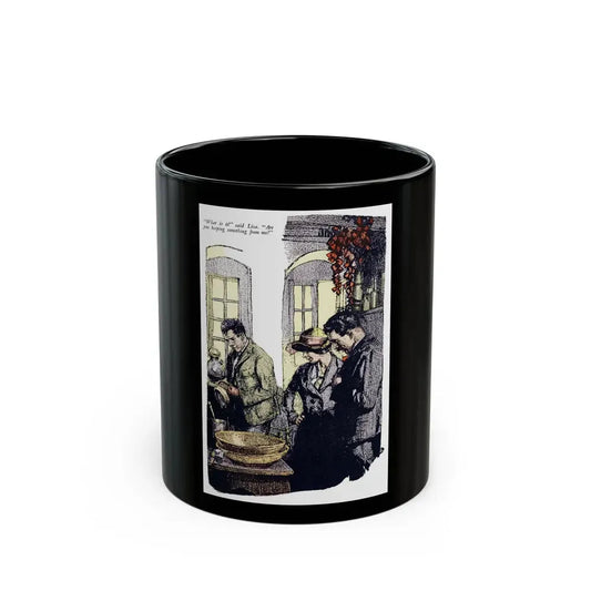 Empty Tables (2), Woman's Home Companion, November 1924 - Black Coffee Mug 11oz - Go Mug Yourself