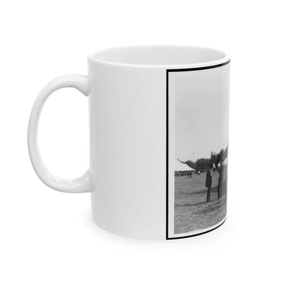Encampment Of The G.A.R. In Washington, D.C. With Washington Monument In Background (U.S. Civil War) White Coffee Mug-Go Mug Yourself