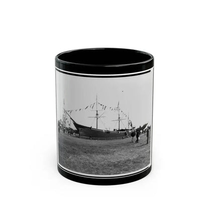 Encampment Of The G.A.R. In Washington, D.C., With Replica Of Ship (U.S. Civil War) Black Coffee Mug 11oz - Go Mug Yourself