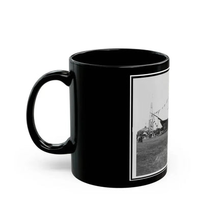 Encampment Of The G.A.R. In Washington, D.C., With Replica Of Ship (U.S. Civil War) Black Coffee Mug - Go Mug Yourself