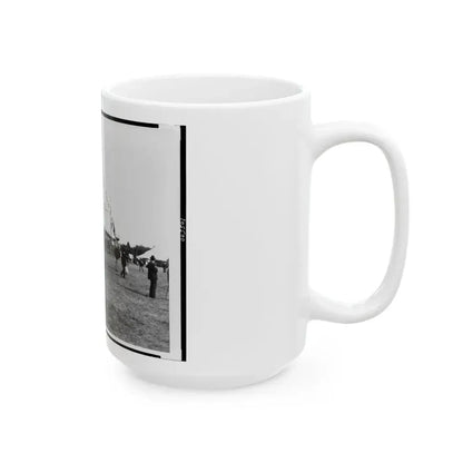 Encampment Of The G.A.R. In Washington, D.C., With Replica Of Ship (U.S. Civil War) White Coffee Mug - Go Mug Yourself