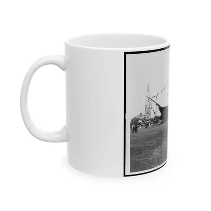 Encampment Of The G.A.R. In Washington, D.C., With Replica Of Ship (U.S. Civil War) White Coffee Mug - Go Mug Yourself