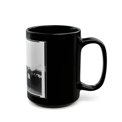 Encampment Of The G.A.R. In Washington, D.C. With Washington Monument In Background (U.S. Civil War) Black Coffee Mug - Go Mug Yourself