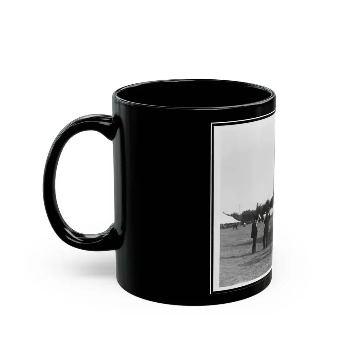Encampment Of The G.A.R. In Washington, D.C. With Washington Monument In Background (U.S. Civil War) Black Coffee Mug - Go Mug Yourself