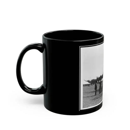 Encampment Of The G.A.R. In Washington, D.C. With Washington Monument In Background (U.S. Civil War) Black Coffee Mug - Go Mug Yourself
