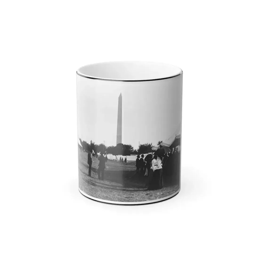 Encampment of the G.A.R. In Washington, D.C. With Washington Monument in Background (U.S. Civil War) Color Changing Coffee Mug 11oz Default Title 11oz - Go Mug Yourself