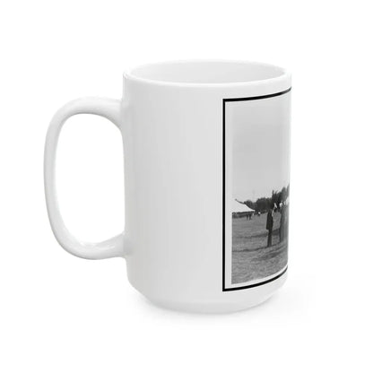 Encampment Of The G.A.R. In Washington, D.C. With Washington Monument In Background (U.S. Civil War) White Coffee Mug - Go Mug Yourself