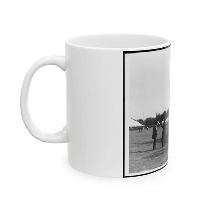 Encampment Of The G.A.R. In Washington, D.C. With Washington Monument In Background (U.S. Civil War) White Coffee Mug - Go Mug Yourself