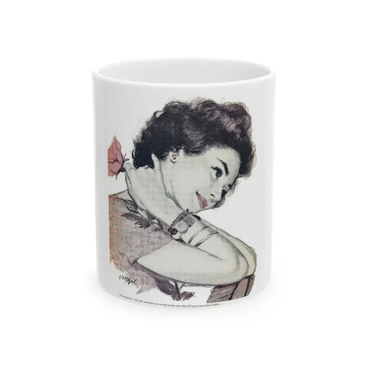 Enchanted Interlude, Woman's Day, September 1959 - White Coffee Mug 11oz - Go Mug Yourself